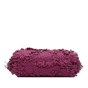 Bottega Veneta Purple Nappa Intrecciato Patchwork Lido Fringe Tote 3