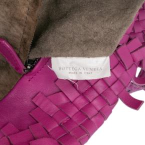 Bottega Veneta Purple Nappa Intrecciato Patchwork Lido Fringe Tote 7