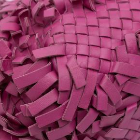 Bottega Veneta Purple Nappa Intrecciato Patchwork Lido Fringe Tote 8