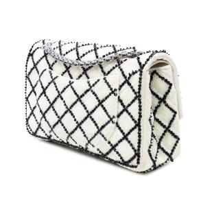 Chanel Sequinned Reissue 2.55 Quilted Mesh Double Flap 225 2