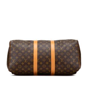 Louis Vuitton Coated Canvas Monogram Keepall 45 3