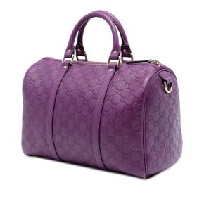 Louis Vuitton Purple Medium Guccissima Joy Boston Bag 2