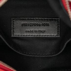 Saint Laurent Red Leather Monogram Lou Belt Bag 6