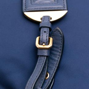 Prada Blue Saffiano Trimmed Tessuto Tote 10