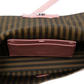 Fendi Pink Satin Baguette Phone Pouch Satchel 4