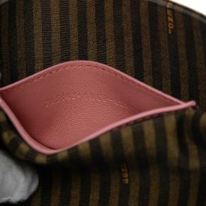 Fendi Pink Satin Baguette Phone Pouch Satchel 5