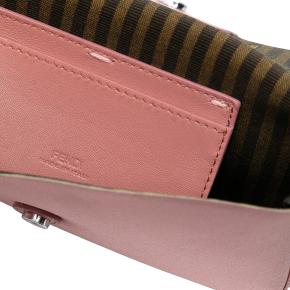 Fendi Pink Satin Baguette Phone Pouch Satchel 6
