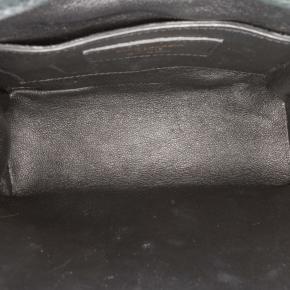 Saint Laurent Black Small Lambskin Monogram Vicky Chain Bag 4