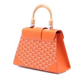 Goyard Orange Goyardine Saigon Structured PM 2