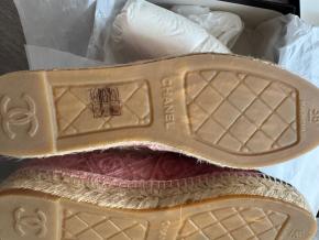 Chanel Pink Velvet Espadrilles 6