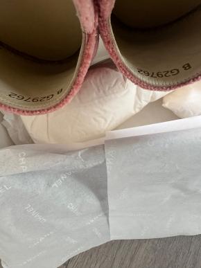 Chanel Pink Velvet Espadrilles 4