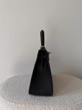 Kelly 25cm Black Epsom GHW 4