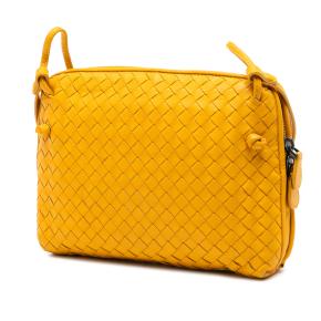 Bottega Veneta Yellow Nappa Intrecciato Nodini Crossbody 2