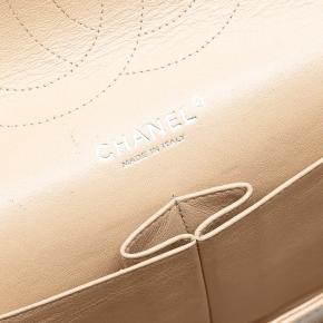 Chanel Beige Jumbo Classic Caviar Double Flap 5