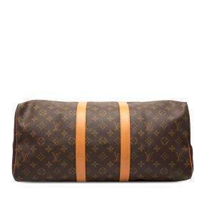 Louis Vuitton Coated Canvas Monogram Keepall 45 3