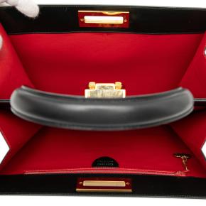 Celine Black Leather Top Handle Bag 5