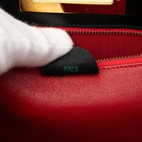 Celine Black Leather Top Handle Bag 7