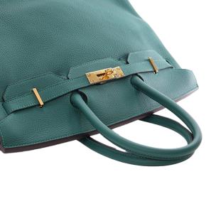 Hermes Malachite Togo Birkin Retourne 35 14