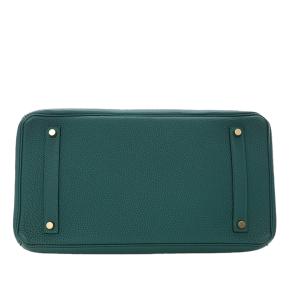 Hermes Malachite Togo Birkin Retourne 35 5