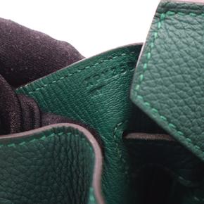 Hermes Malachite Togo Birkin Retourne 35 7