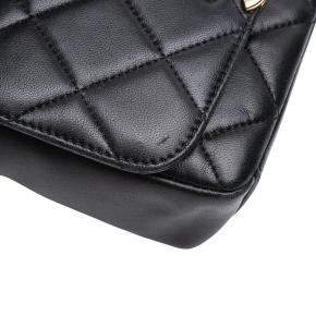 Chanel Black Small Quilted Lambskin CC Coin Flap 7