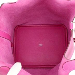 Hermes Magnolia, Craie and Blue Saphir Epsom Tressage Picotin Lock 22 4