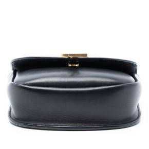 Saint Laurent Black Small Leather Monogram Kaia Crossbody 3