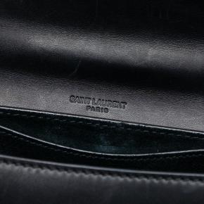 Saint Laurent Black Small Leather Monogram Kaia Crossbody 6