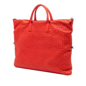 Bottega Veneta Red Maxi Nappa Intrecciato Convertible Tote 2
