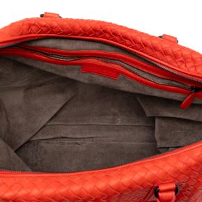 Bottega Veneta Red Maxi Nappa Intrecciato Convertible Tote 4