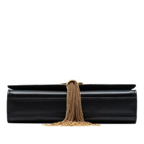 Saint Laurent Black Small Leather Monogram Kate Tassel Crossbody 3