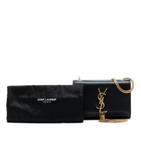 Saint Laurent Black Small Leather Monogram Kate Tassel Crossbody 8