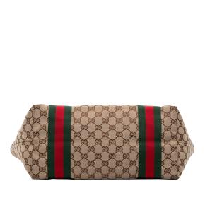 Gucci Coated Canvas Web Jolie Tote 4