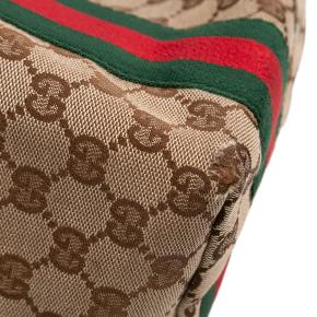 Gucci Coated Canvas Web Jolie Tote 10