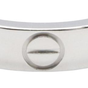 Cartier 18K White Gold Small Love Ring 5.25 4