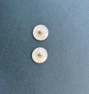 Chanel Metal Chain Disc Earrings 7mm 3
