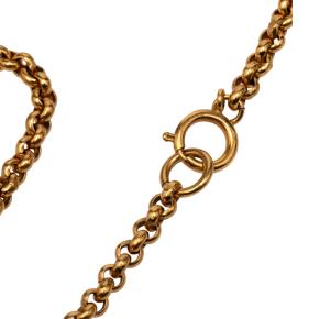Chanel CC Gold Plated Heart Pendant Necklace 4