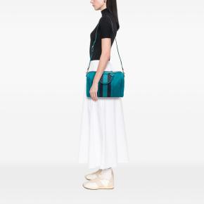 Gucci Turquoise Nubuck Web Joy Satchel 7