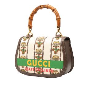 Gucci 100th Anniversary Medium Canvas 1947 Bamboo Top Handle Bag 2