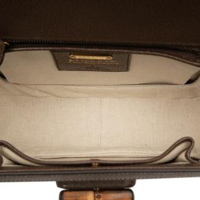 Gucci 100th Anniversary Medium Canvas 1947 Bamboo Top Handle Bag 4