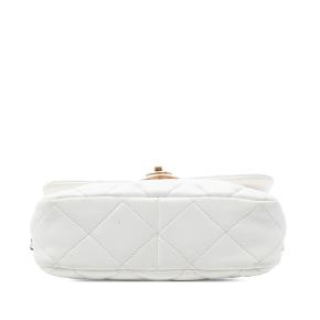 Chanel White Small Quilted Lambskin  Coco Love Flap 3