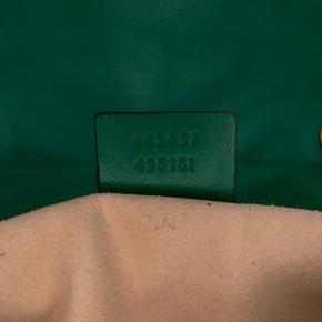 Gucci Green Medium GG Marmont Matelasse Leather Shoulder Bag 6