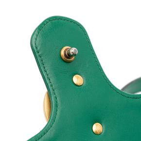 Gucci Green Medium GG Marmont Matelasse Leather Shoulder Bag 7