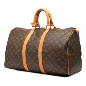 LouisVuitton Coated Canvas Monogram Keepall 45 2