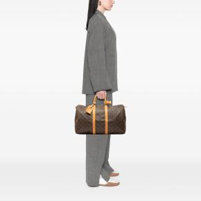 LouisVuitton Coated Canvas Monogram Keepall 45 8