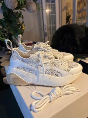 Stella McCartney White Lace Trainers 2