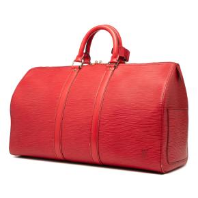 Louis Vuitton Red Epi Keepall 45 2