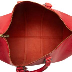 Louis Vuitton Red Epi Keepall 45 4