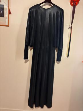 VCM Black Batwing Sleeve Evening Dress 3