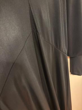VCM Black Batwing Sleeve Evening Dress 7